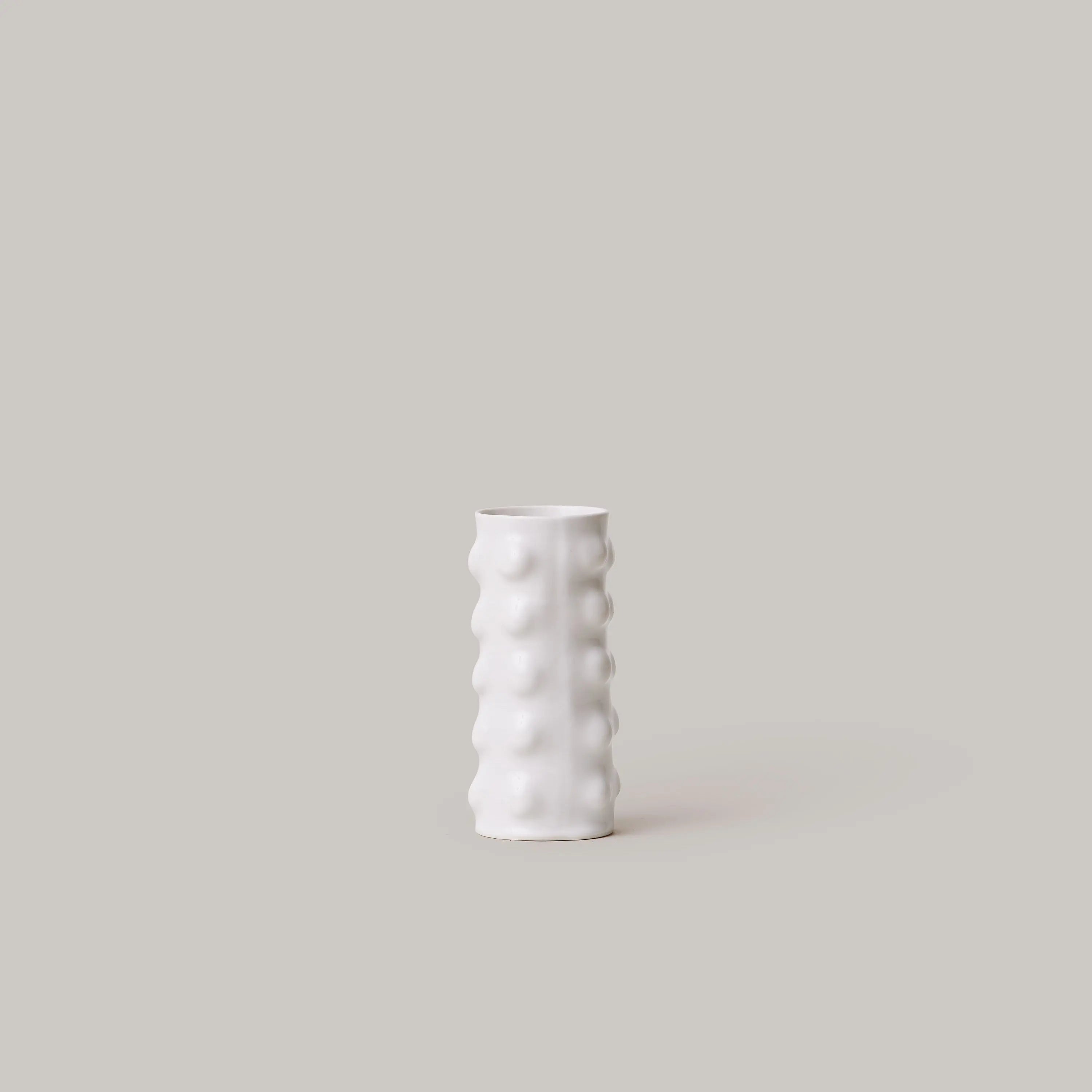 White Porcelain  Ceramic Vase Stephanie Grace