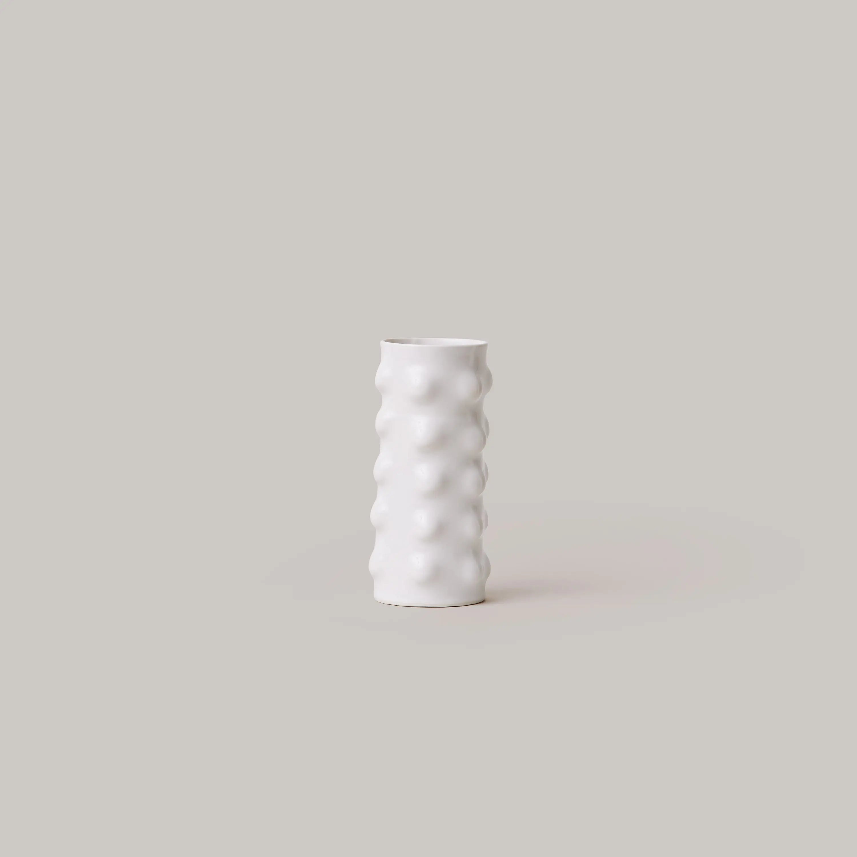 White Porcelain  Ceramic Vase Stephanie Grace