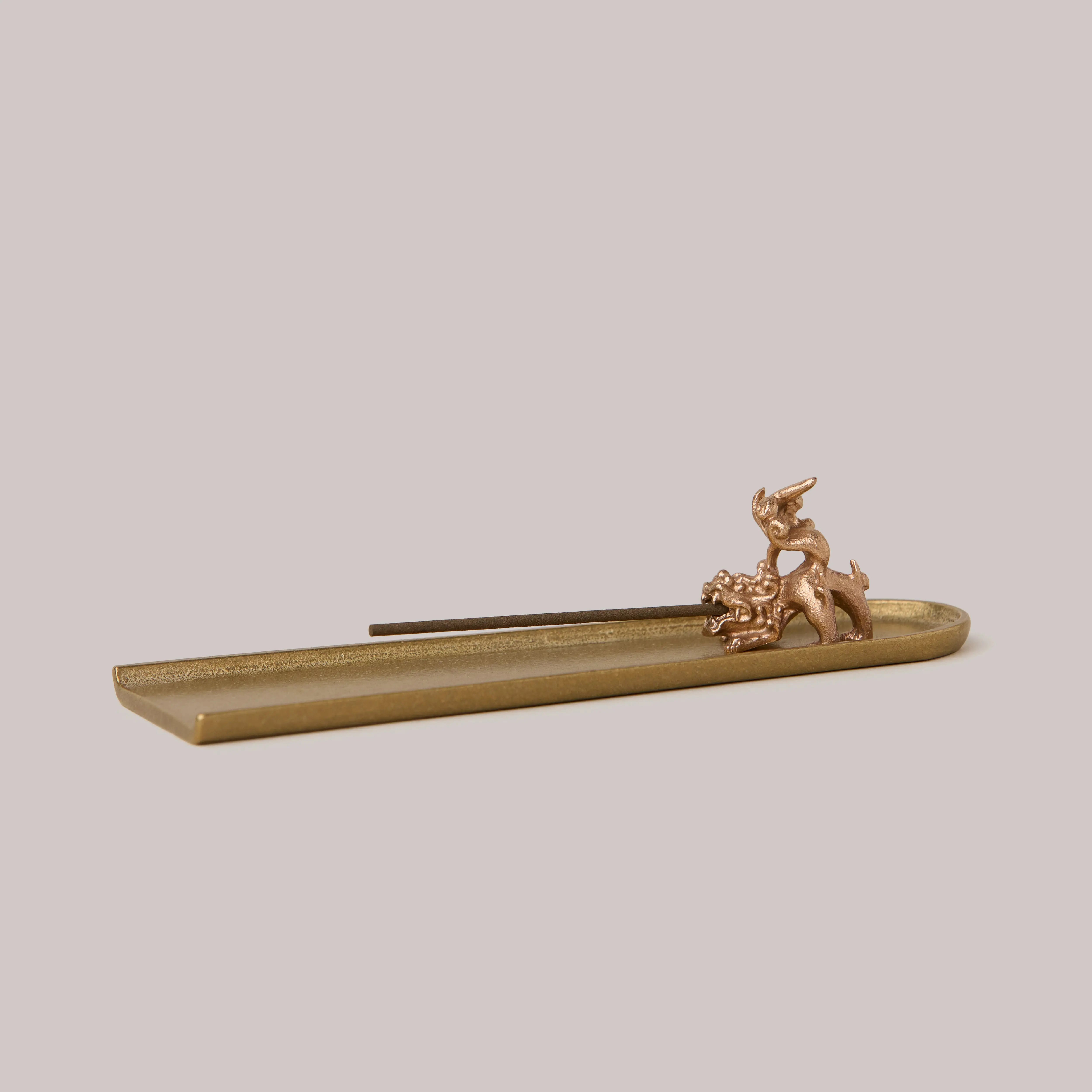 Bronze Shishi Incense Holder Nousaku