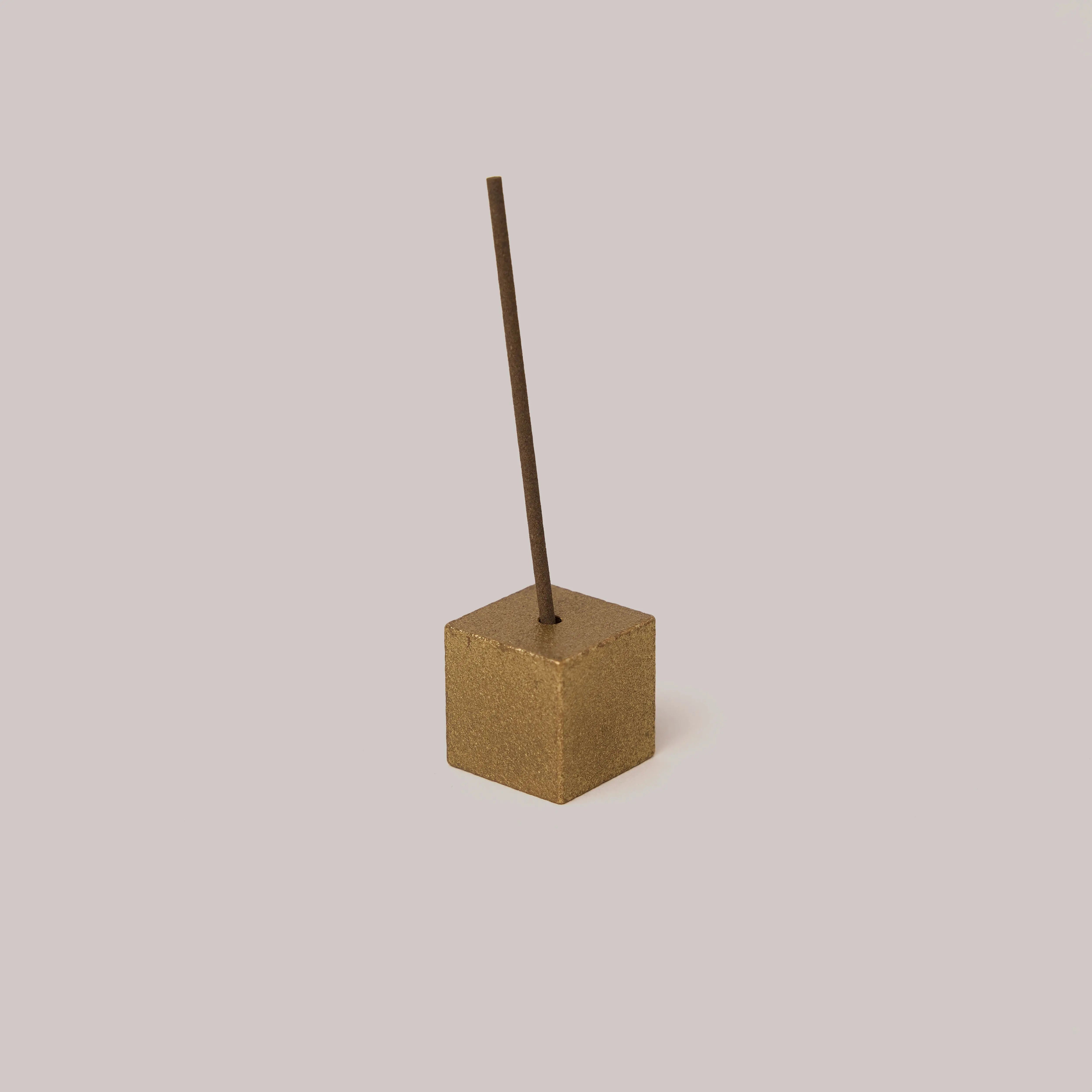 Brass Cube Incense Holder Saikai